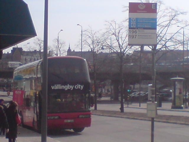 Vllingby City buss vid Centralstationen (Vasagatan)